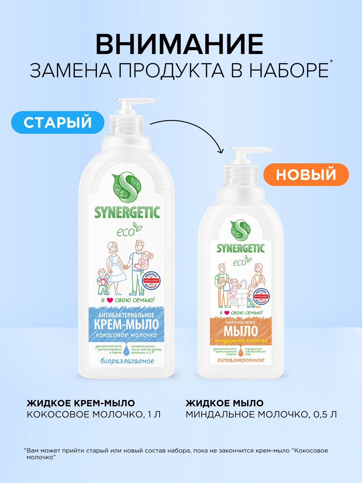 Набор экосредств SYNERGETIC: Чистая посуда Ultra Maximum — фото 1
