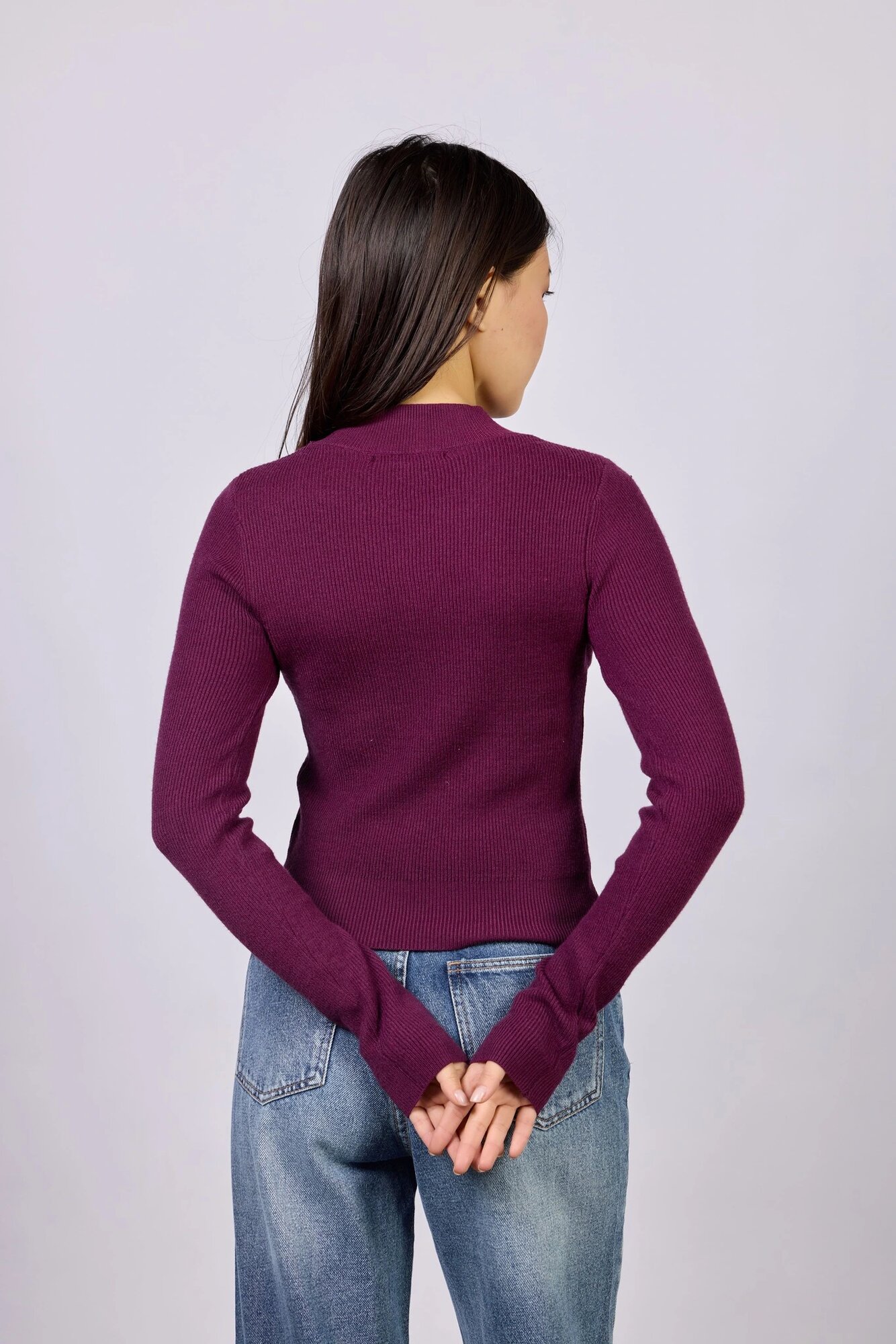 Джемпер Selfie, размер XS, фиолетовый — фото 1