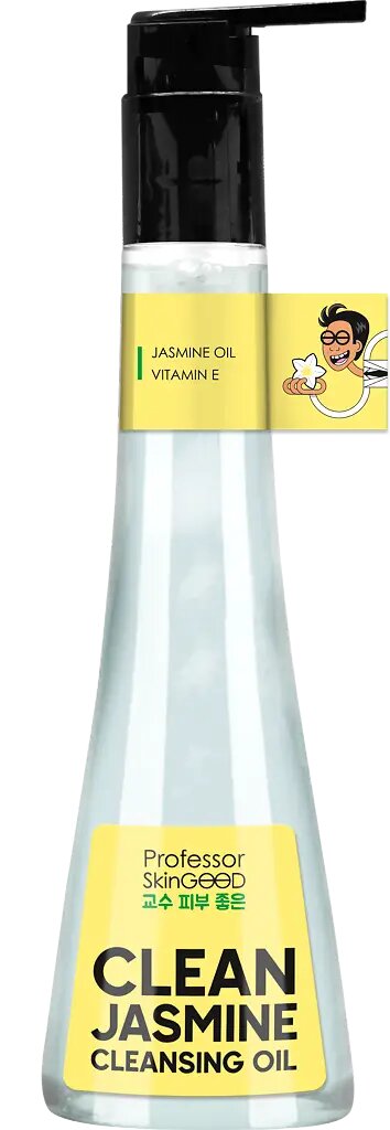 Professor SkinGOOD Гидрофильное масло для демакияжа с жасмином и вит Е Clean Jasmine Cleansing Oil мгновенное очищение кожи от самого стойкого макияжа 125 мл 1 шт
