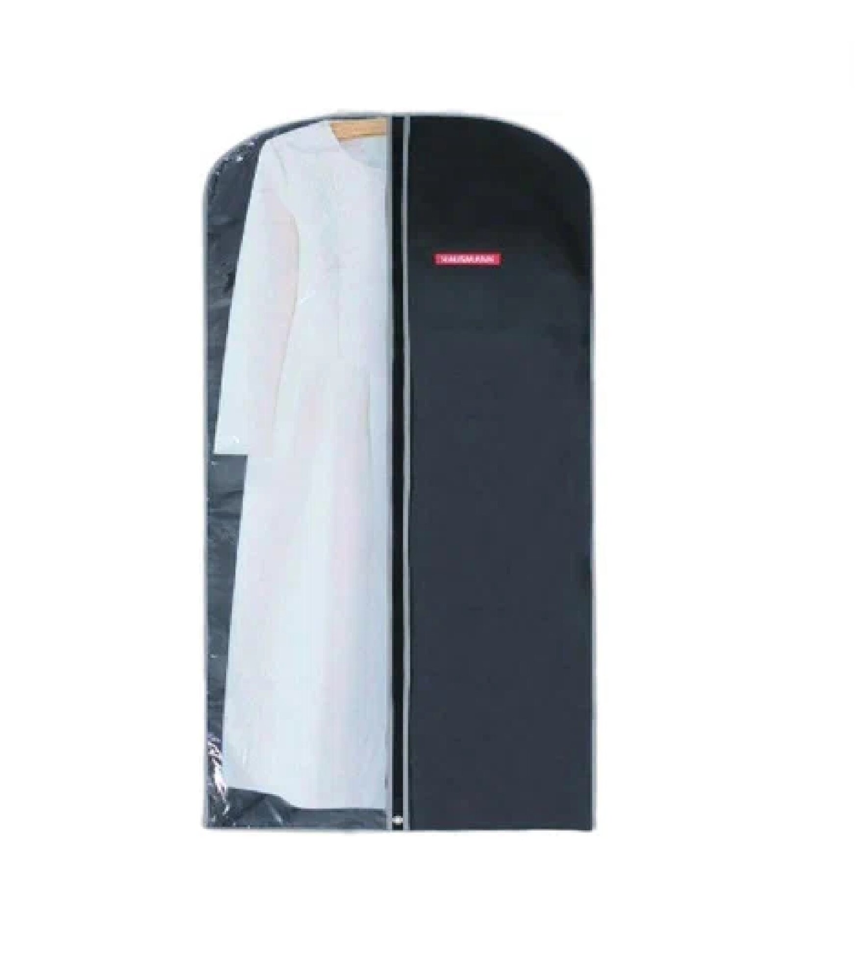 Чехол для одежды HAUSMANN HM-19393AG ПВХ с ручками черный 60x140 см