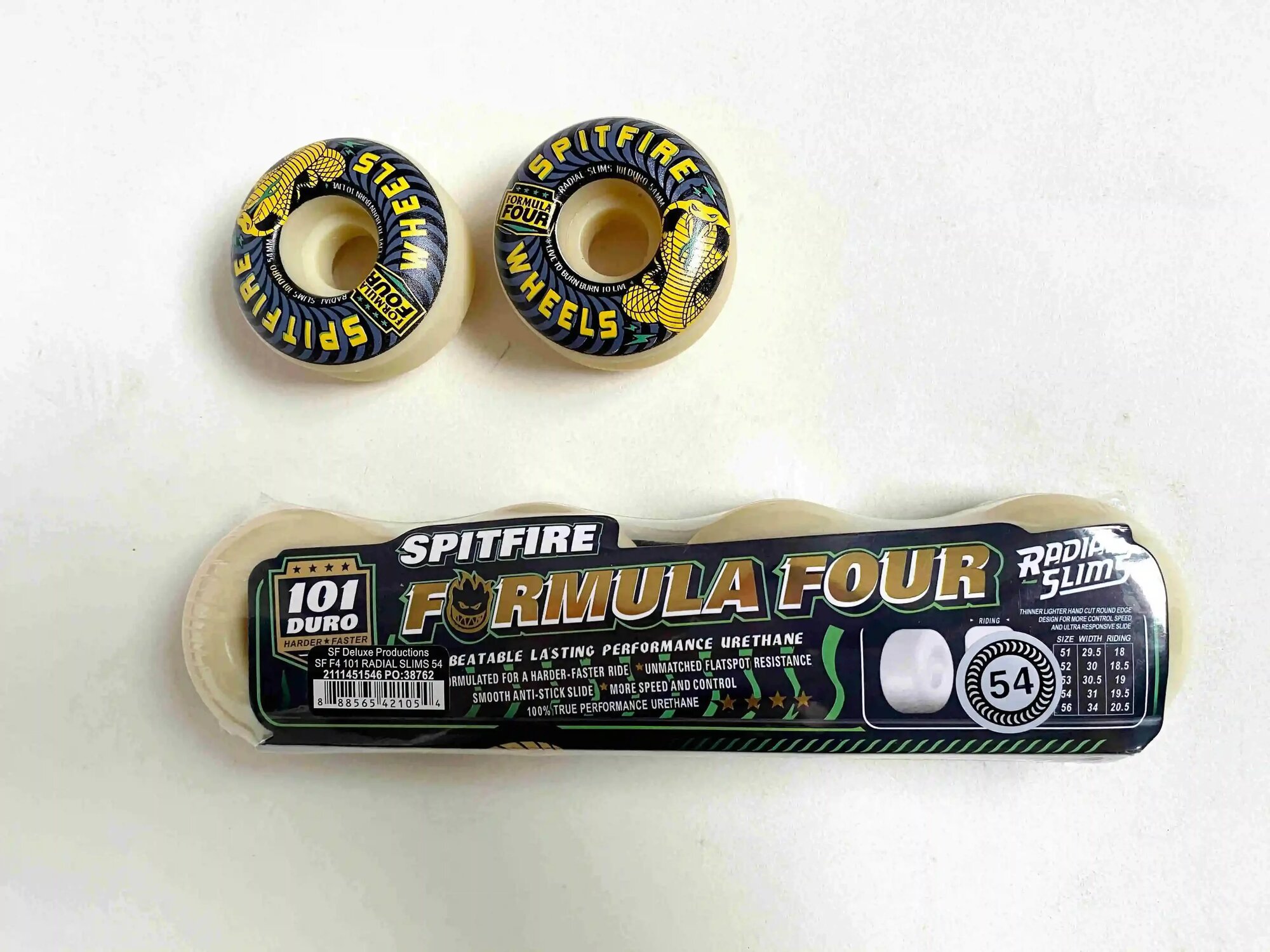 Колеса Spitfire 52 мм 101duro 53 мм 54 мм 56 мм 99duro 80HD для скейтборда, 54mm101duro