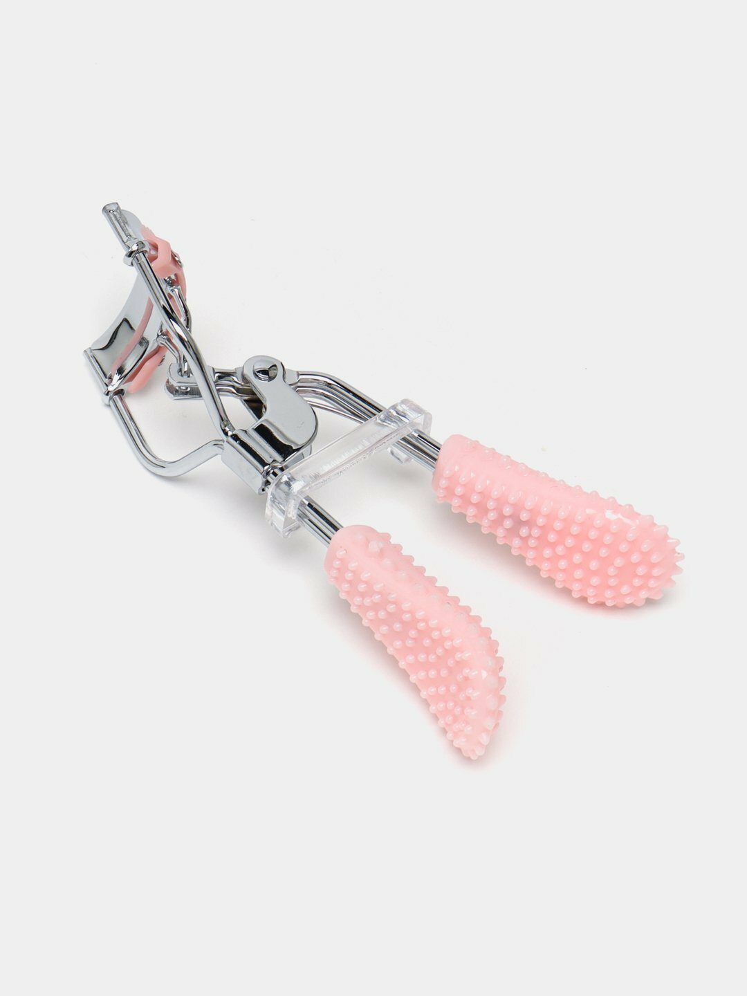 Керлер для ресниц Zajim, нержавеющая сталь, 3 резинки в подарок, розовый, синий — фото 1