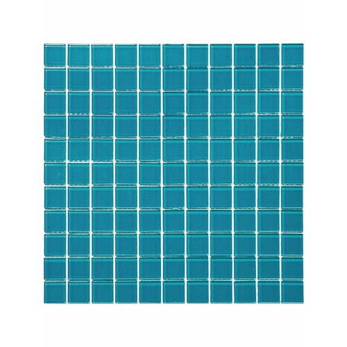 Стеклянная плитка мозаика Natural Color palette на сетке размер листа 300х300 мм чип 25х25 мм толщина 35 мм 630₽