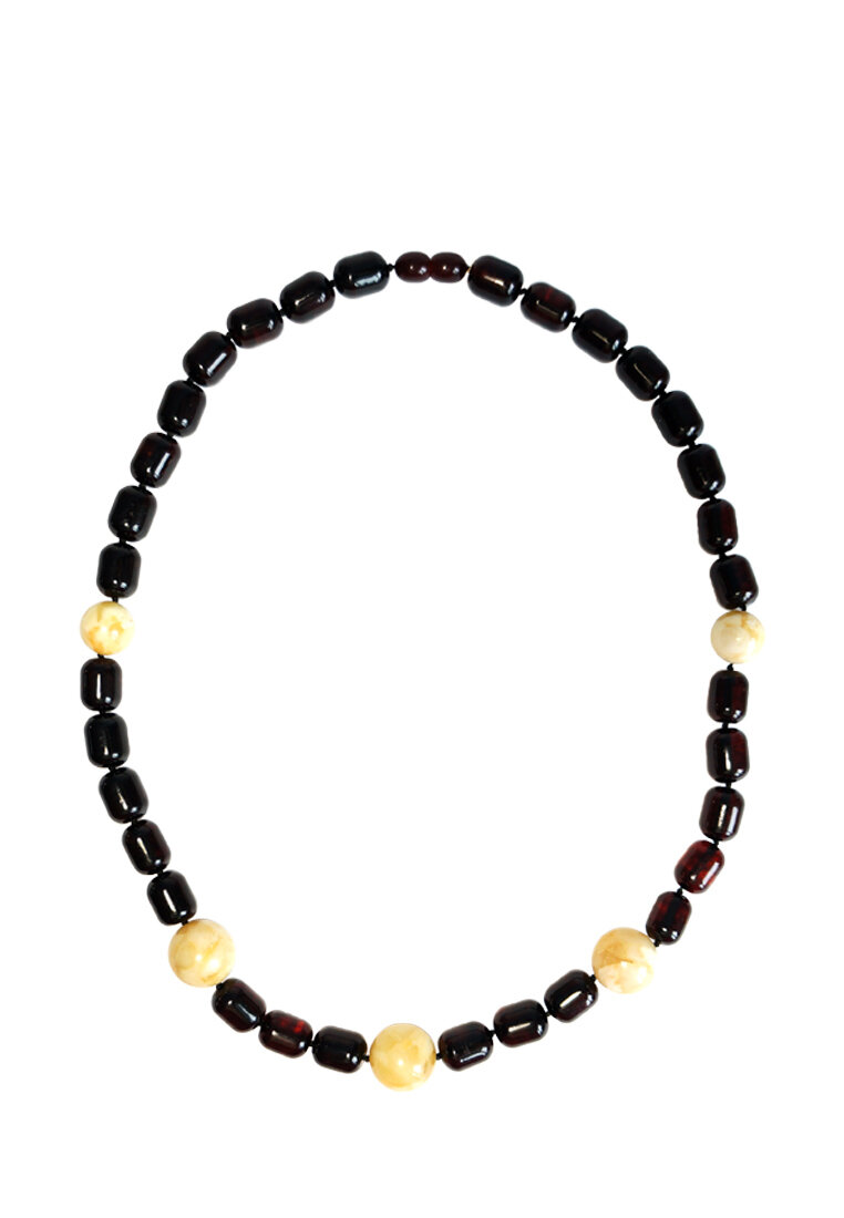 Бусы, янтарь, янтарь прессованный