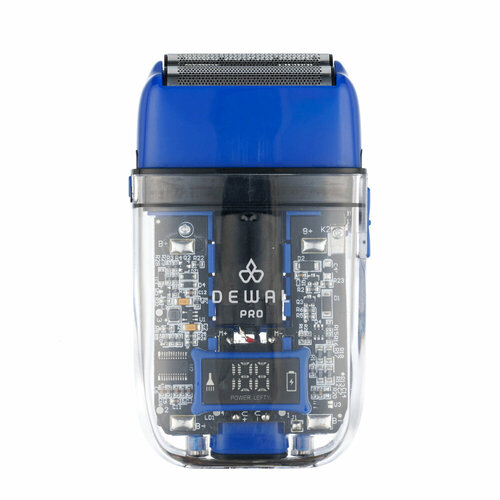 Шейвер для проработки контуров и бороды DEWAL PRO BARBER STYLE NEON BLUE 03-082 синий