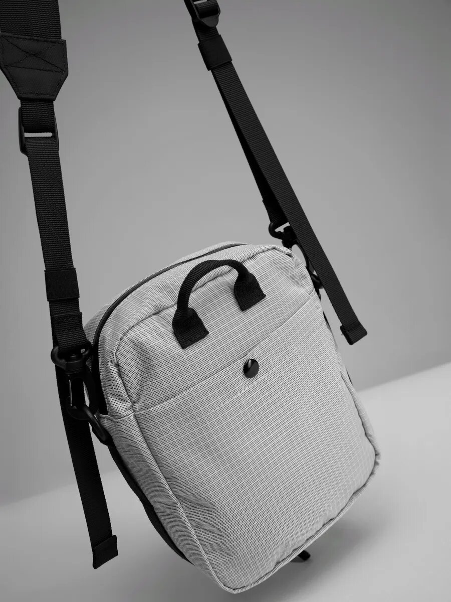 Сумка Hard Times21х21 см, серый — фото 1