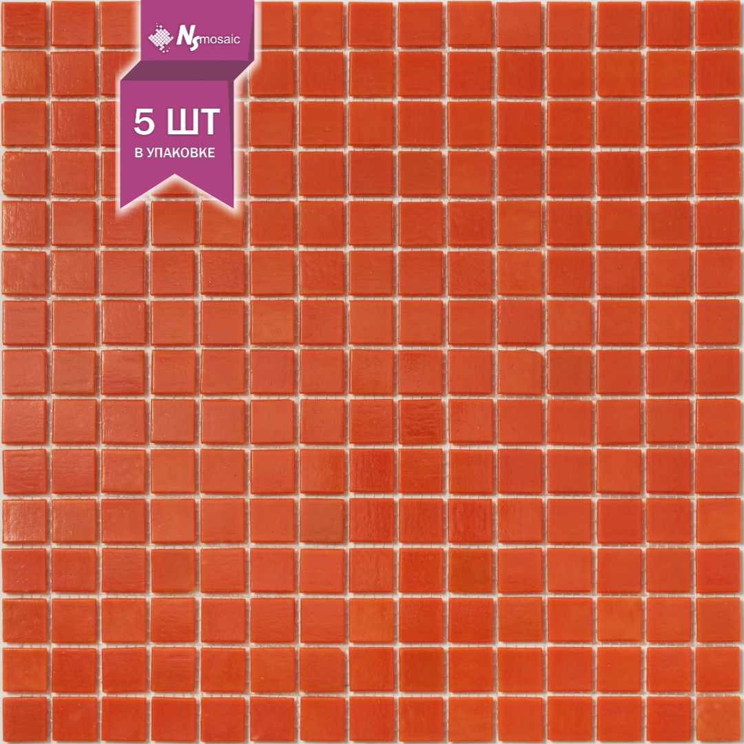 Мозаика стеклянная NS mosaic AA21 327х327 чип 20х20 уп 5шт