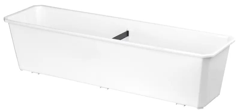 Ящик балконный Idiland 60x17x15 см v10.5 л пластик белый