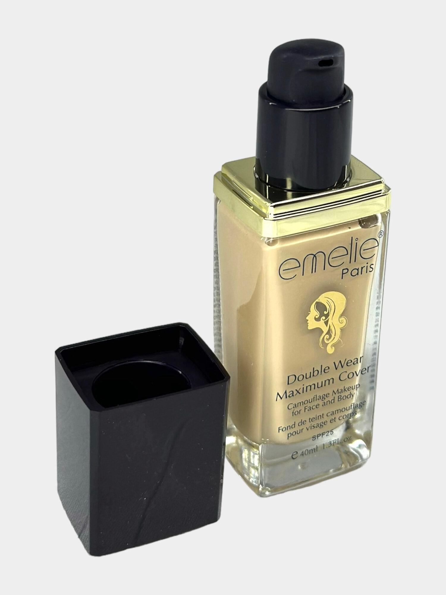Тональный крем, основа для лица Emelie, SPF 25, увлажняющий, матовый тон, 45 мл. N 01 — фото 1