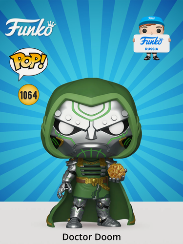 Изображение товара Фигурка Funko POP! Bobble Marvel Games Rivals Doctor Doom (1064) 83991