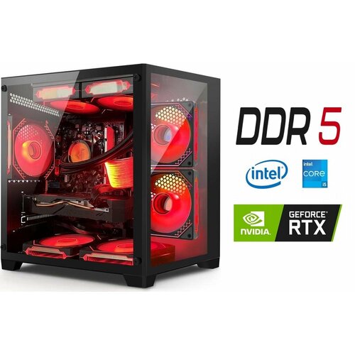Компьютер CyberX - i513400F D5 Intel Core i5-13400F 25 ГГцRAM 32 ГБSSD 1000ГБNVIDIA GeForce RTX 5060Ti 16 ГБ 188170₽