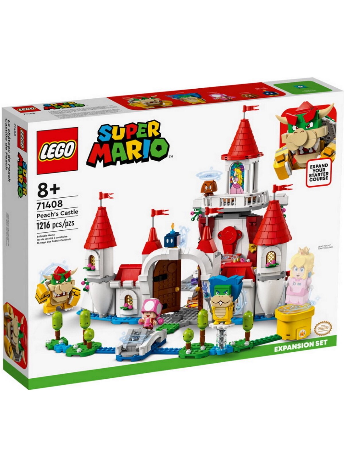 Конструктор Lego Super Mario Грибной дворец, 1216 детали (71408)