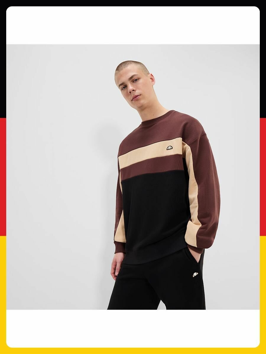 Свитшот ellesse, размер XL., , коричневый