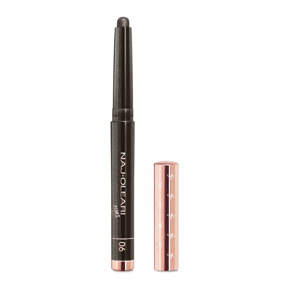NAJ OLEARI Кремовые тени для век Absolute Stay Eyeshadow (06 Vinyl Black)