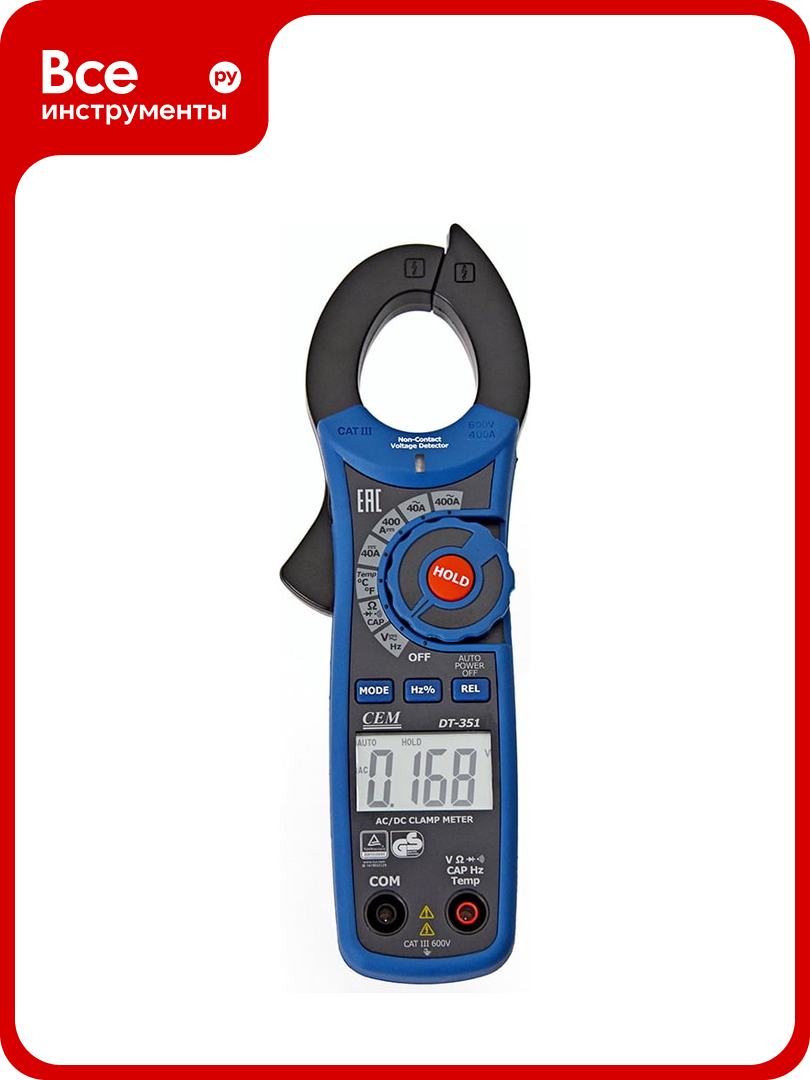 Токовые клещи СЕМ DT-351 480441
