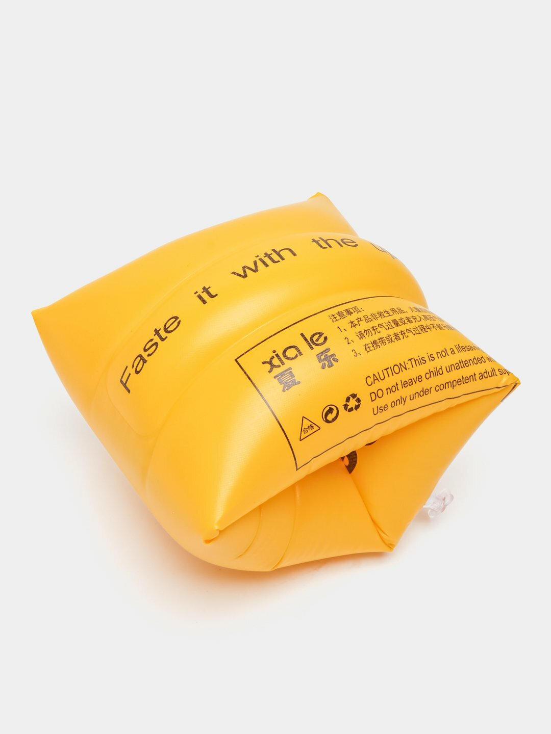 Нарукавники "Summer Time", для плавания, для детей 3+ лет, ПВХ, жёлтые — фото 1