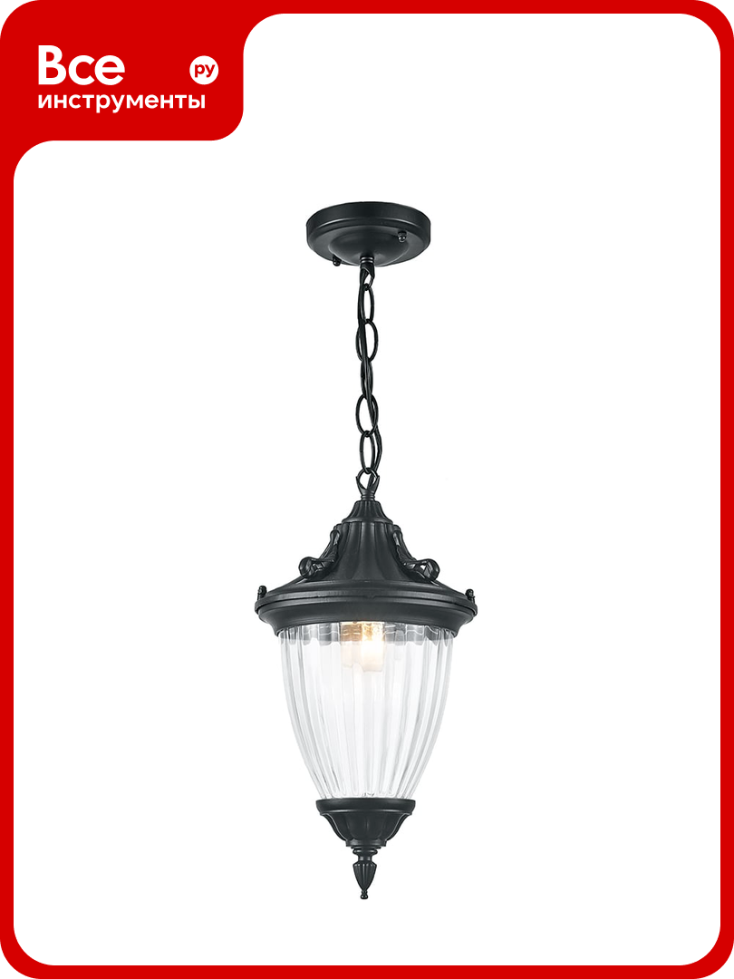 Садово-парковый светильник FERON PL585 60W 230V IP44 черный 41166