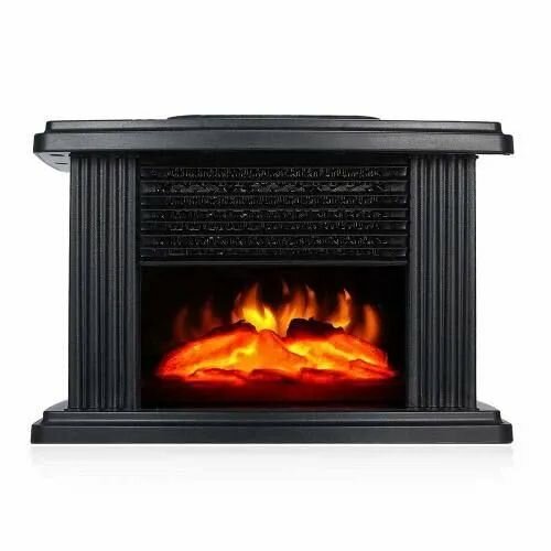 Мини камин. Обогреватель-камин Flame heater с пультом. Обогреватель портативный Flame Heater