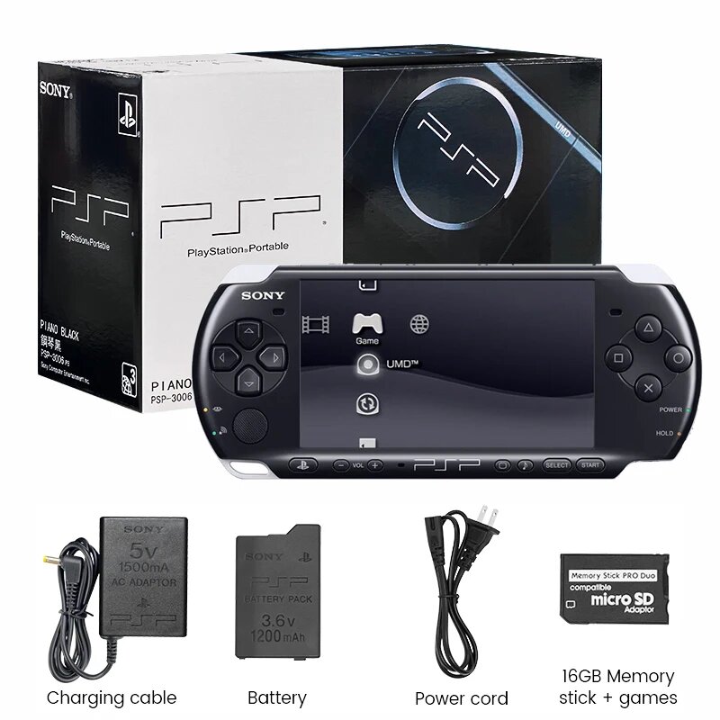 Игровая консоль Sony PSP 3000 Black, цвет black – купить в