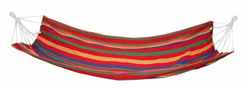 Гамак подвесной Metso 200 х 80 см цвет: красный желтый зеленый
