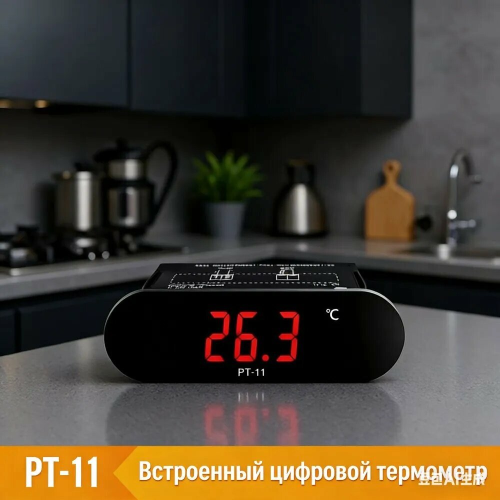 Температурный датчик PT11 с адаптером для свечи, универсальный премиум компонент для мототехники