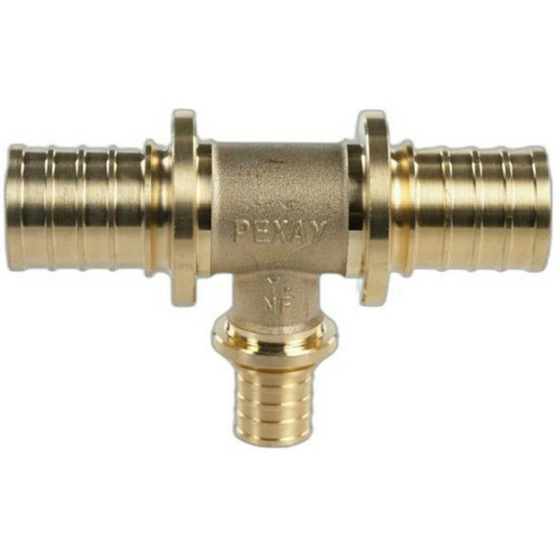 Тройник Rehau RAUTITAN 25  20  25  с уменьшенным боковым проходом  DZR латунь  MX 