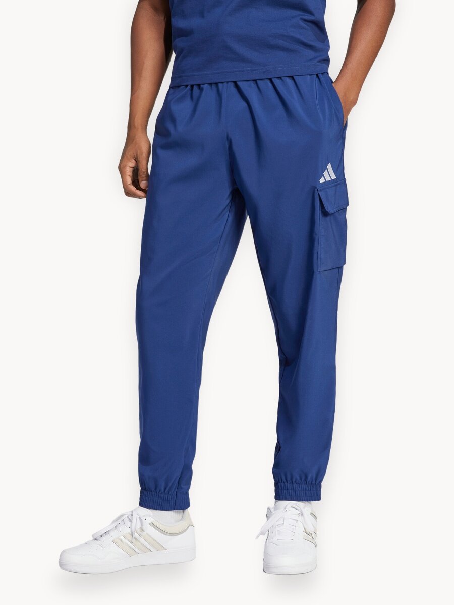 Брюки карго adidas Essentials Small Logo Cargo, размер XL INT, темно-синий