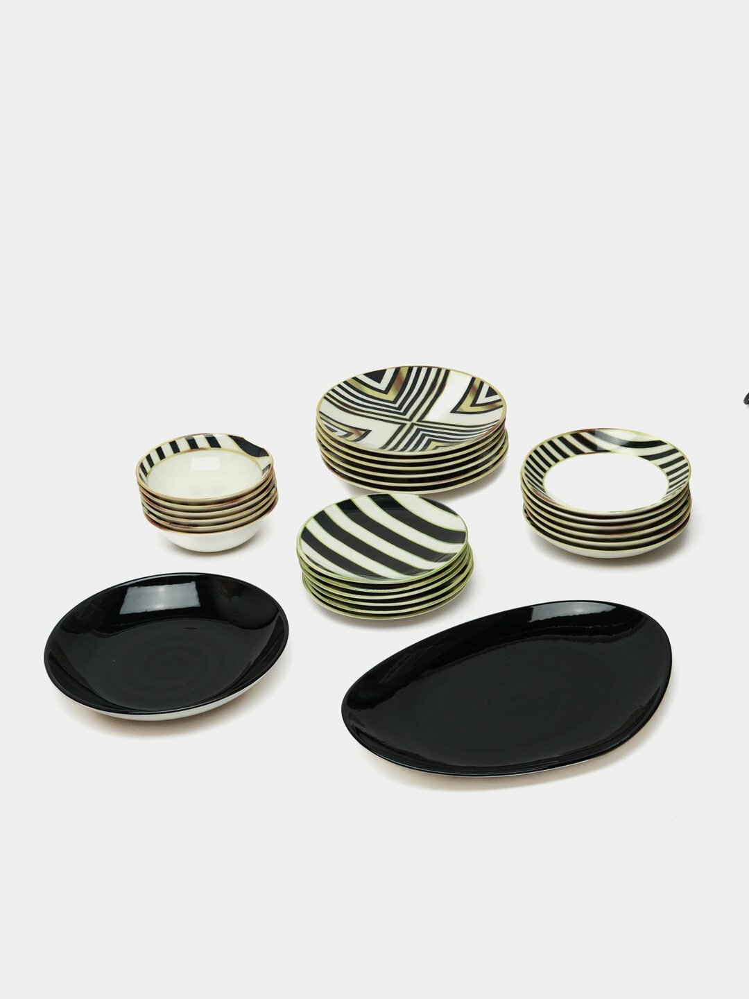 Набор тарелок O.M.S. Collecion P-32, фарфор, для СВЧ, 26 штук — фото 1