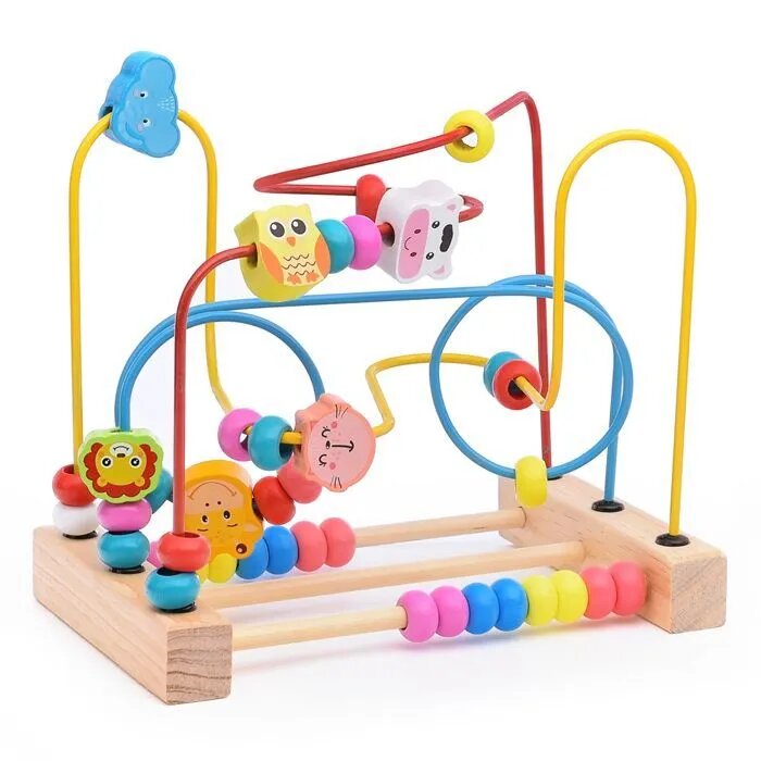Игра Лабиринт D1236-3 "Зверюшки", со счетами, 22,5 х 14,5 х 20 см. — фото 1