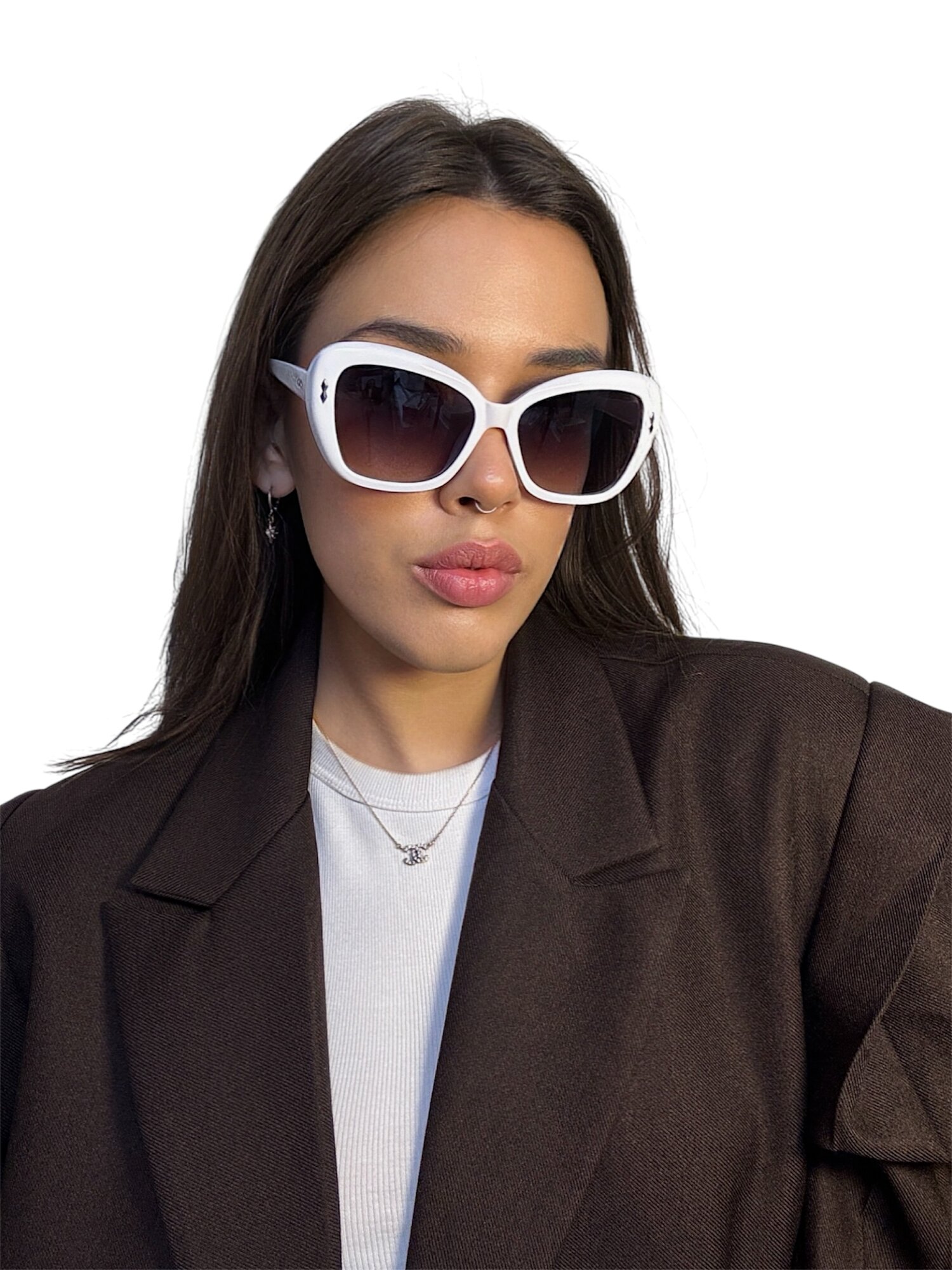 Солнцезащитные очки , белый