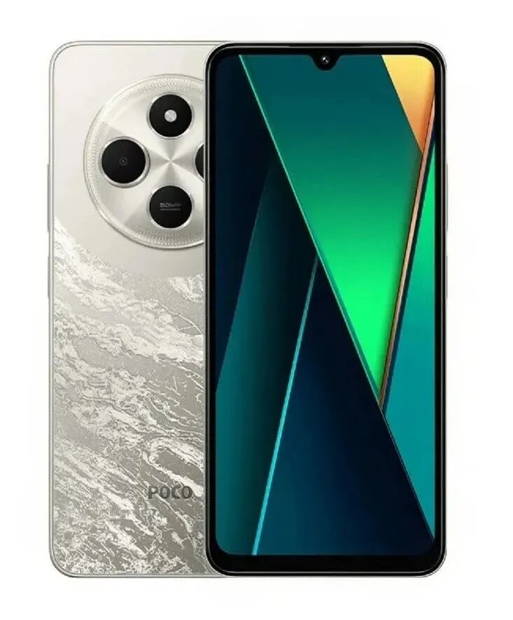 Смартфон Xiaomi POCO C75 4G 6/128Gb Gold (Золотой) (Ростест)