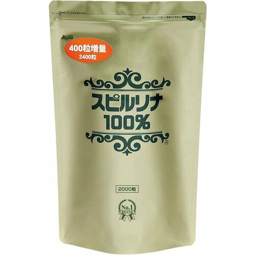 Algae Спирулина 100% Япония 2400 таб SGF (Spirulina Growth Factor)