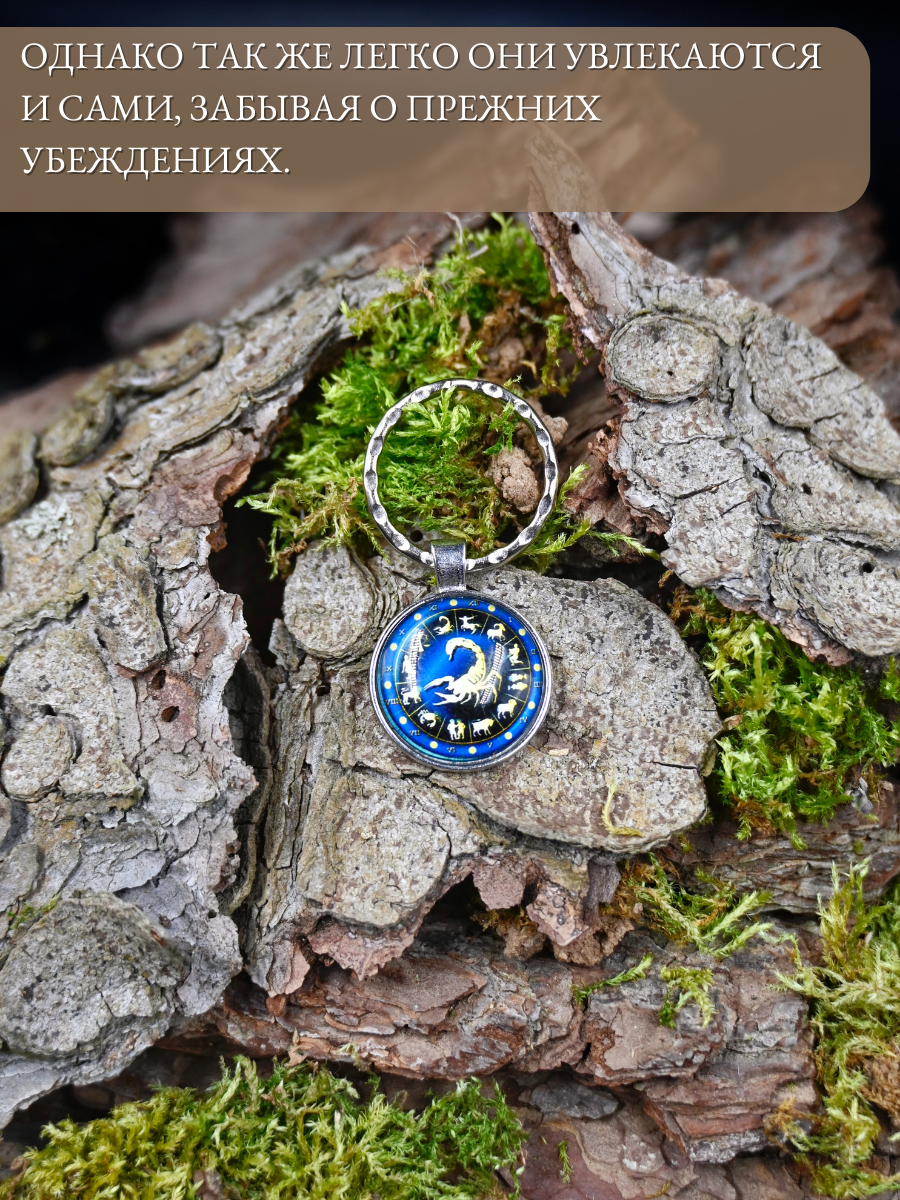 Брелок-талисман для знака зодиака Скорпион для поддержки в начинаниях и защите — фото 1