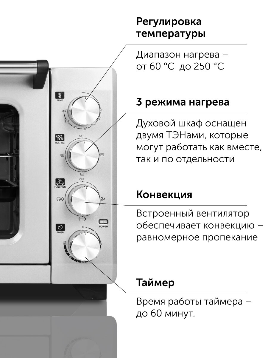 Духовой шкаф RED SOLUTION RO-5701 — фото 1