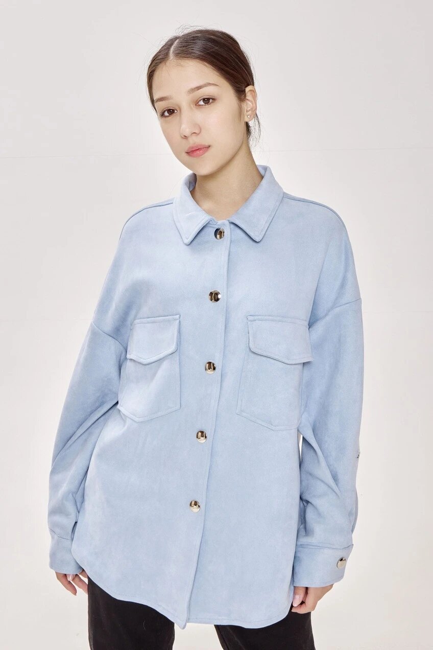 Рубашка Selfie, размер M, голубой — фото 1