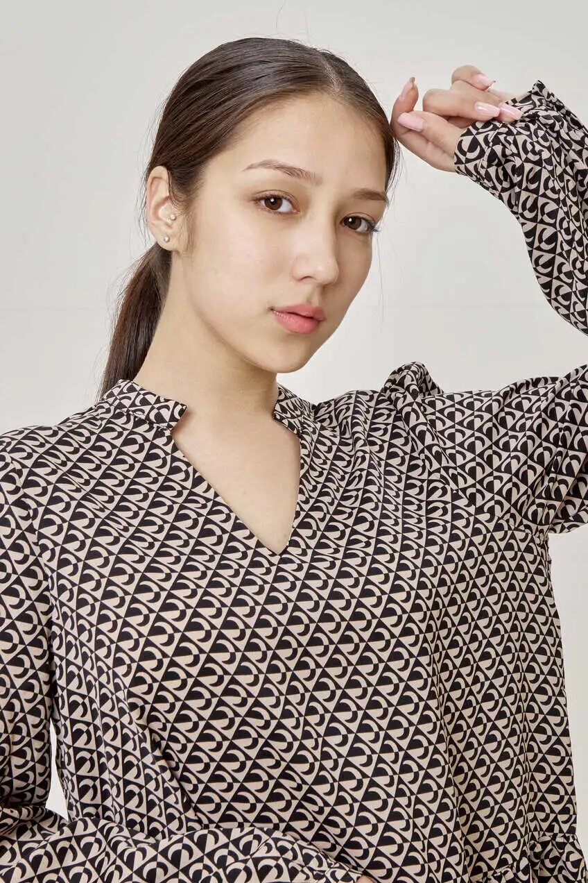 Платье Selfie, размер S, коричневый — фото 1