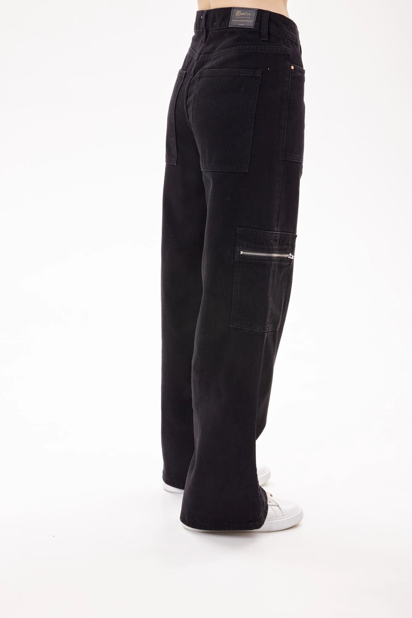 Джинсы Selfie, размер S, черный — фото 1