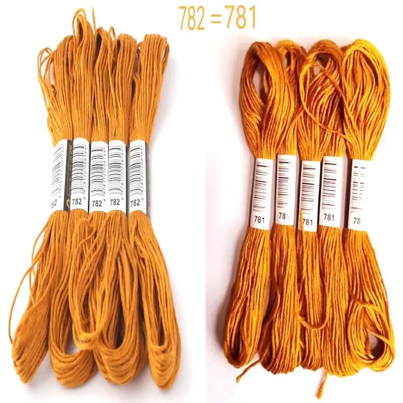 Нитки для вышивки крестиком Golden Thread 447 цветов