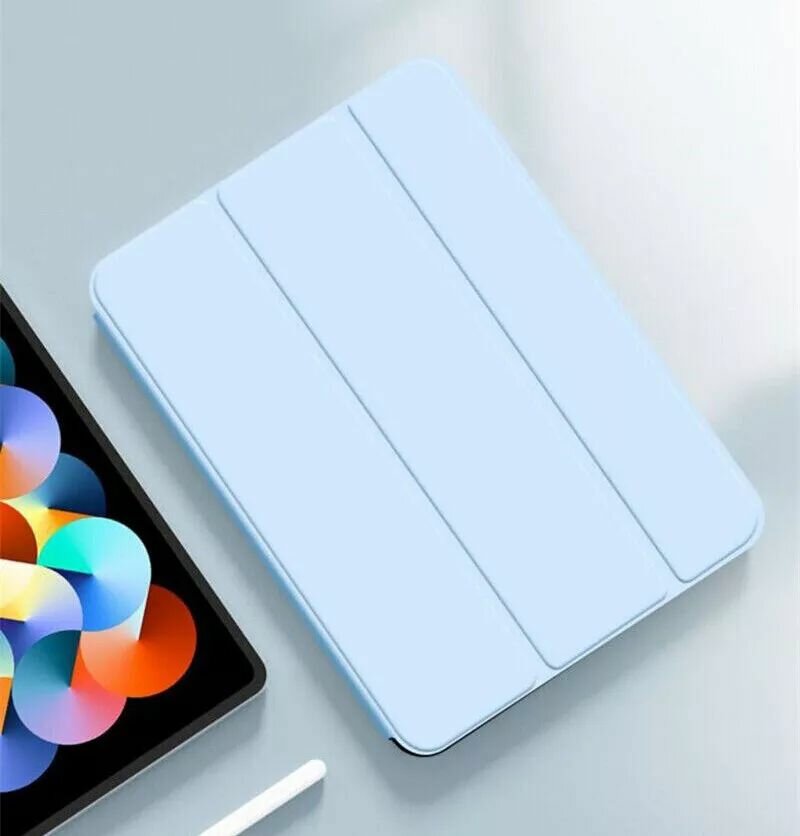 Силиконовый чехол для планшета Huawei MatePad SE 11.0 (2024) на магнитах, Сиреневый