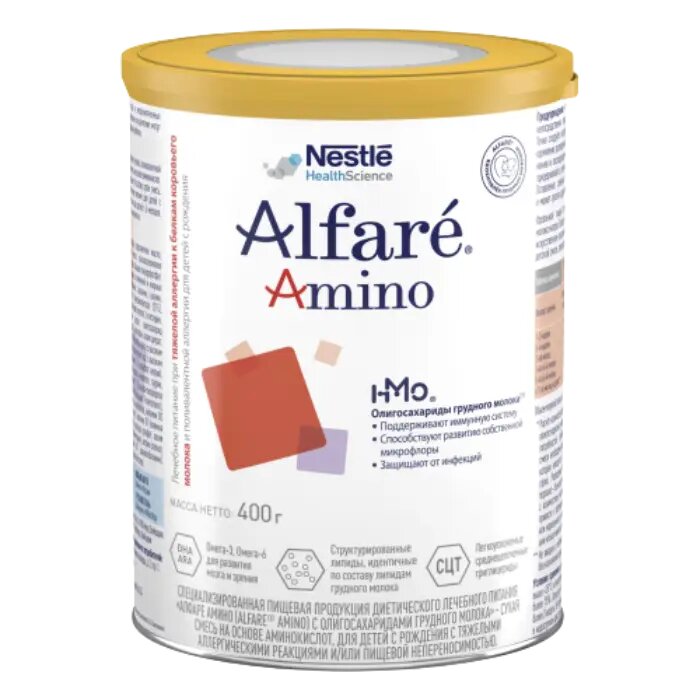 Alfare Amino/Алфаре Амино смесь с олигосахаридами грудного молока 400 г 1 шт