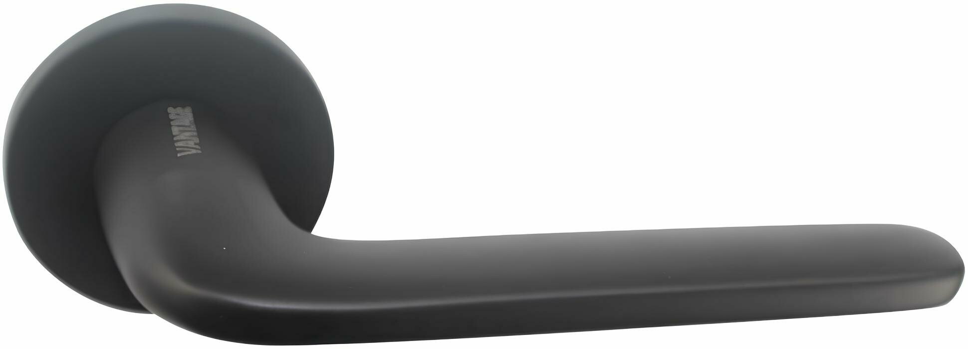 Ручка дверная межкомнатная алюминиевая Vantage V34BL-2 черный 2 шт.