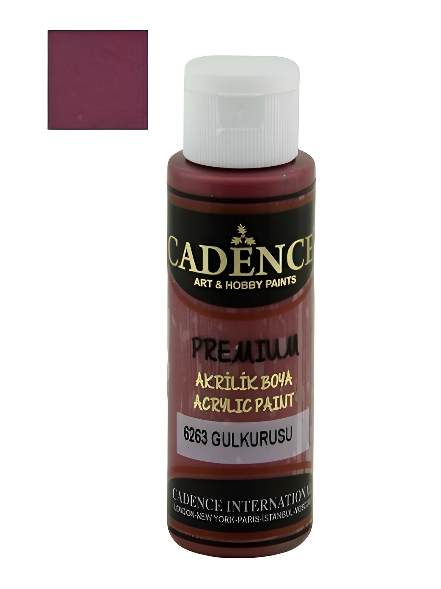 Акриловая краска Cadence Premium Acrylic Paint, 70 мл. Dried Rose-6263