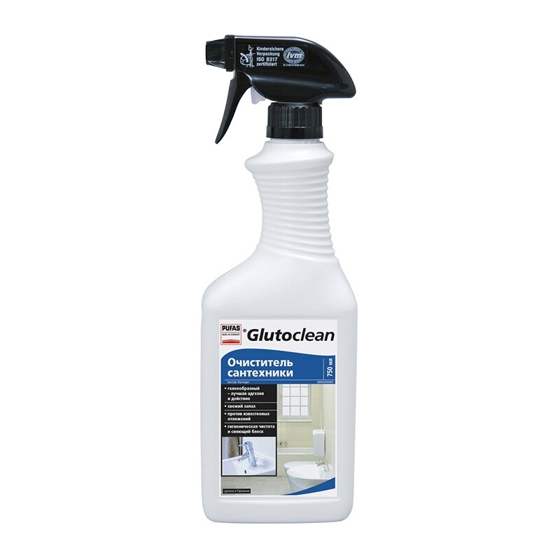 Пуфас Glutoclean N373 Очиститель для сантехники (0,75л) Gl.Sanitarreiniger