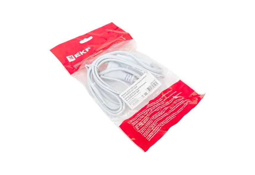 Шнур для бра и светильников с выключателем 2 м 2-05 кв. мм EKF PROxima