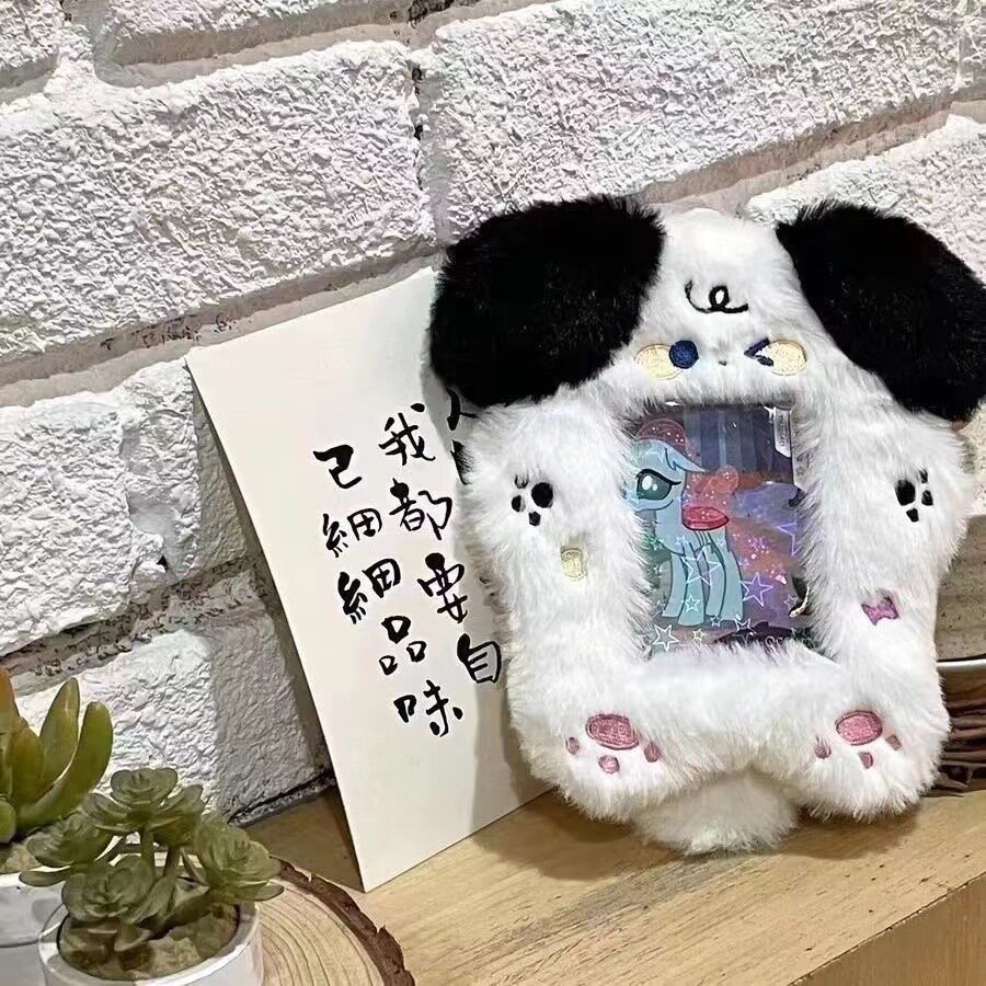 Держатель для карт Xiaohongshu Alien, плюшевый, мягкий, 3 дюйма