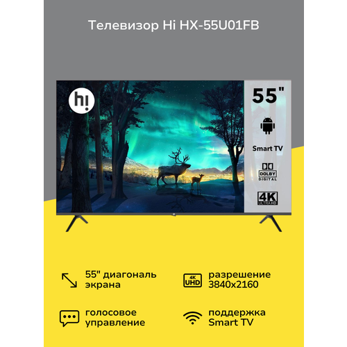 Телевизор Hi HX-55U01FB 2999900₽