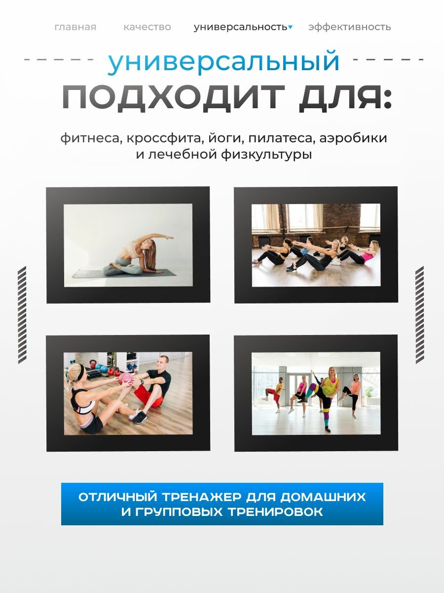 Медбол SportPanda, ПВХ, диаметр 38 см, 11 кг, армированные швы — фото 1