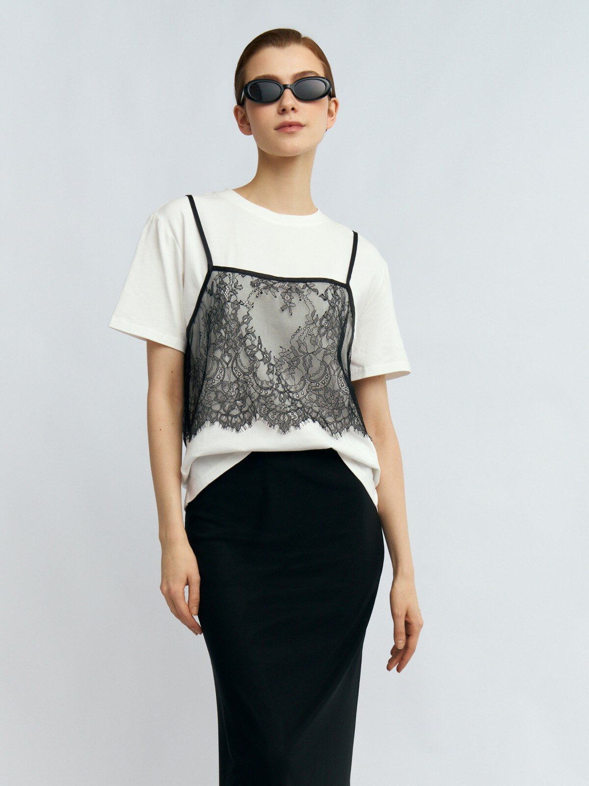 Футболка Zolla, размер M, белый