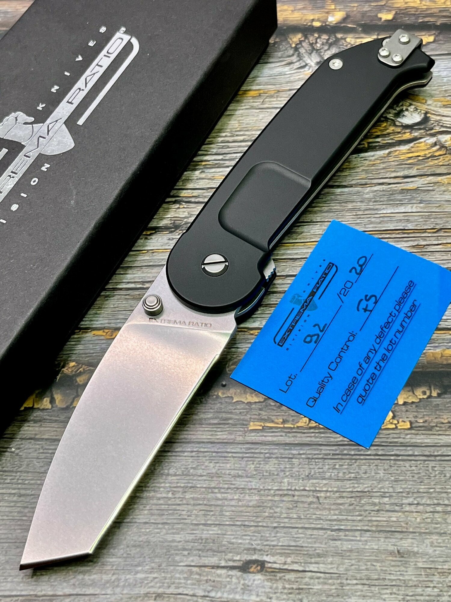 Нож складной Extrema Ratio EX0146SW BF2 CT Tanto Blade, Black Handle