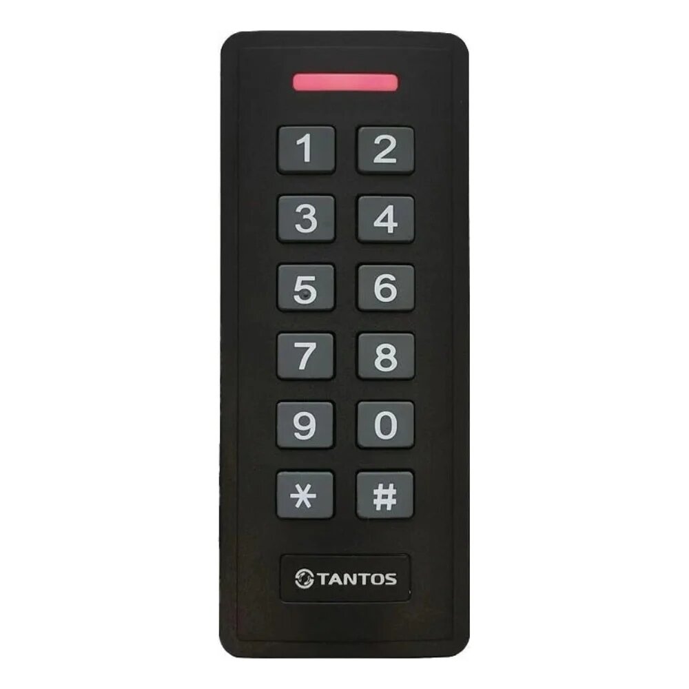 Tantos TS-KBD-EMF Plastic Кодонаборная панель со встроенным считывателем и контроллером карт EM-marin или Mifare 00-00245751
